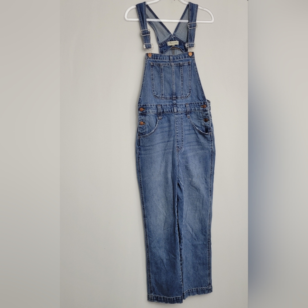 Madewell Straight-Leg Overalls in Elmridge Wash Small - Picture 2 of 10